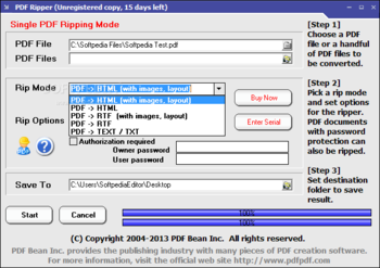 PDF Ripper screenshot 2