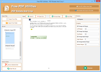 PDF Rotate and Crop screenshot
