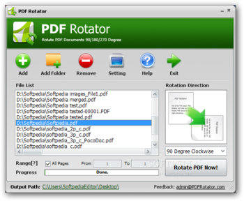 PDF Rotator Portable screenshot