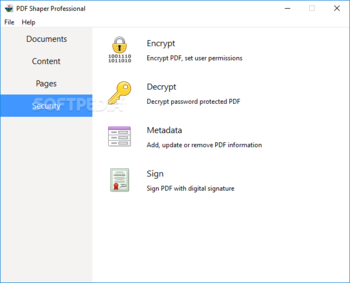 PDF Shaper Professional screenshot 4