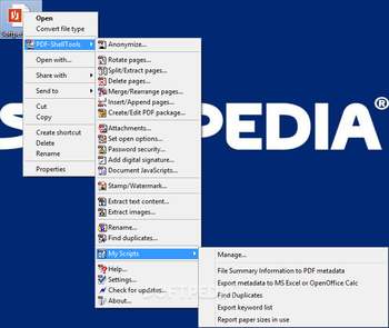 PDF-ShellTools screenshot