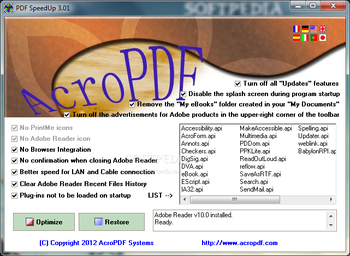 PDF SpeedUp screenshot