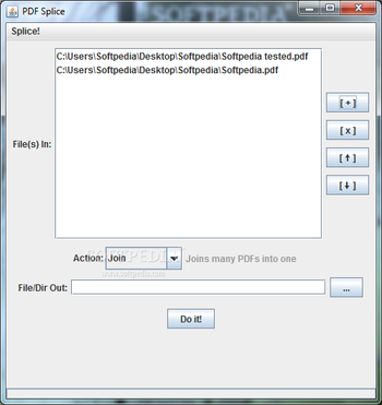 PDF Splice screenshot