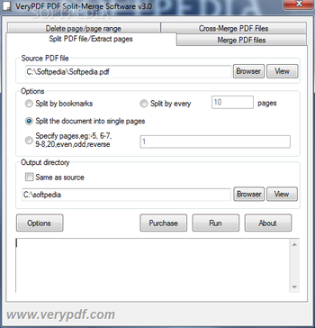 PDF Split-Merge screenshot