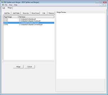 PDF Splitter and Merger screenshot 2