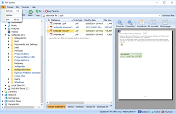 PDF Splitter screenshot
