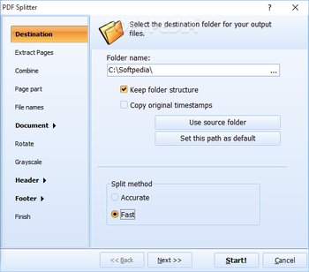 PDF Splitter screenshot 2