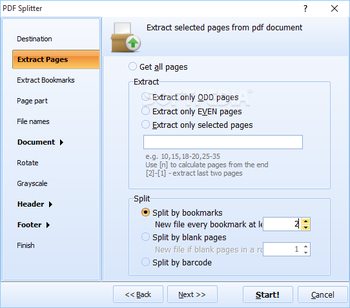 PDF Splitter screenshot 3