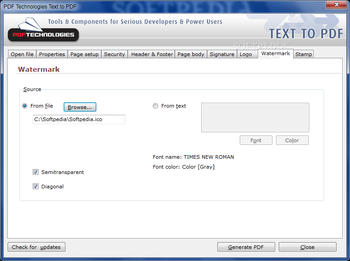 PDF Technologies Text to PDF screenshot 8