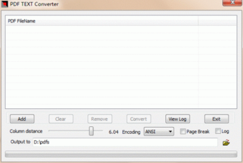 PDF Text Converter screenshot