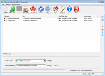 Pdf to All Converter 3000 screenshot