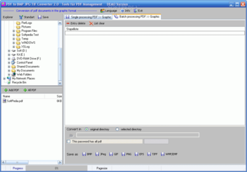 PDF To BMP JPG TIF Converter screenshot 2