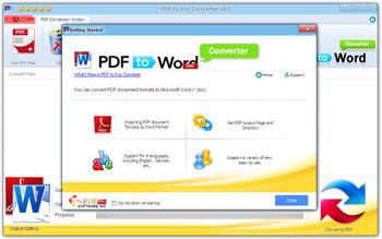 PDF to Doc Converter screenshot