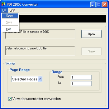 PDF to Doc Converter screenshot 3