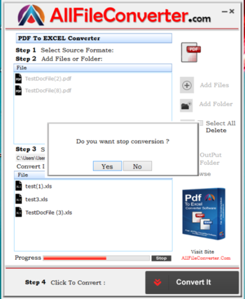 PDF to Excel Converter screenshot 5