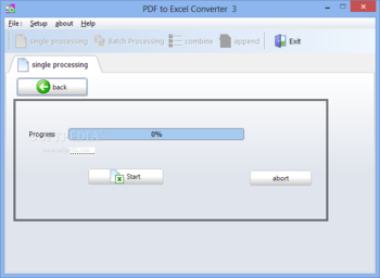 PDF to Excel Converter screenshot 4