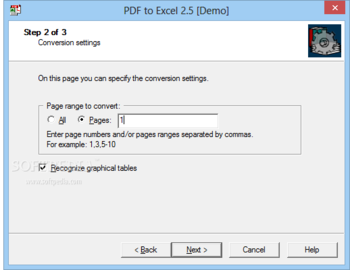 PDF to Excel screenshot 2