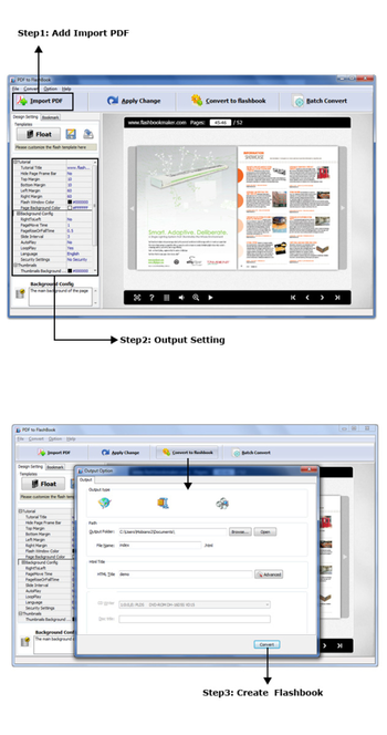 PDF to FlashBook screenshot