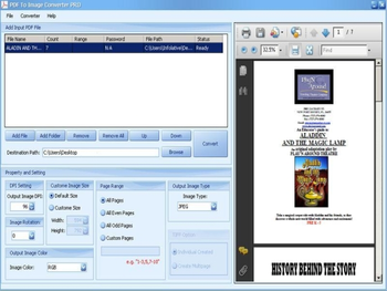 PDF To Image Converter screenshot