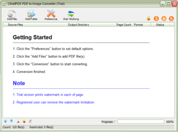 PDF to Image Converter Command Line screenshot