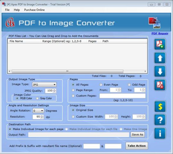 PDF to Image Converter screenshot