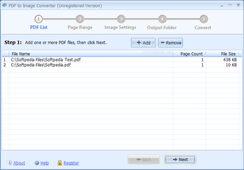 PDF to Image Converter screenshot