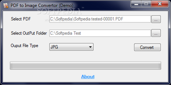 PDF to Image Convertor screenshot