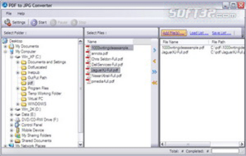 PDF to JPG Converter screenshot