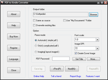 PDF to Kindle Converter screenshot 3