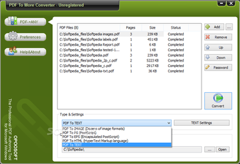 PDF To More Converter screenshot 2