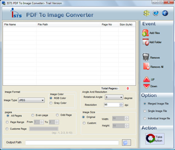 PDF to Multipage TIFF Converter screenshot