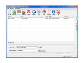 Pdf to Png Converter 3000 screenshot