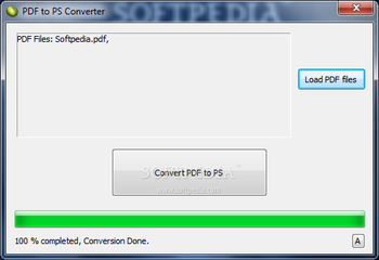 PDF to PS Converter screenshot