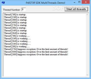PDF to Tiff SDK/COM Server License screenshot 2