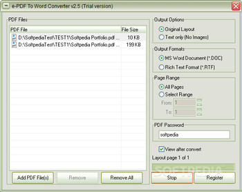 PDF To Word Converter screenshot 2