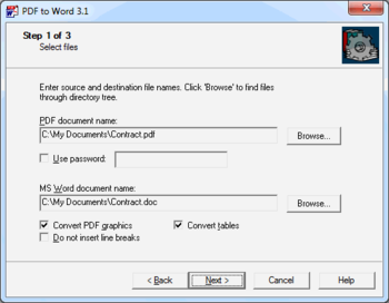 PDF to Word screenshot 2