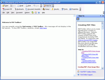 PDF Toolbox screenshot