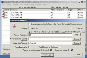 PDF U Append Desktop Edition screenshot