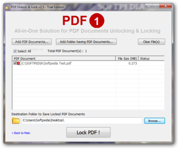 PDF Unlock & Lock screenshot 2