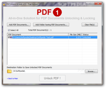 PDF Unlock & Lock screenshot 4