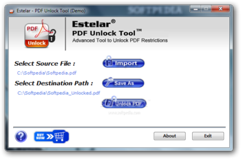 PDF Unlock Tool screenshot