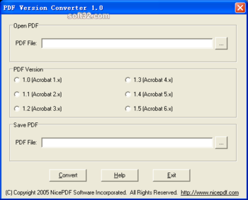 PDF Version Converter screenshot 2