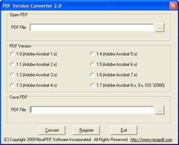 PDF Version Converter screenshot 3