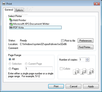 PDF Vista screenshot