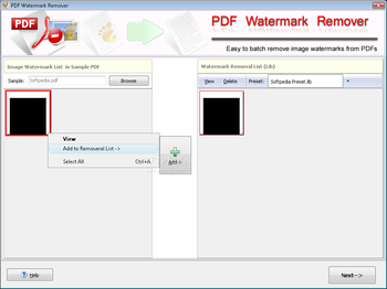 PDF Watermark Remover screenshot