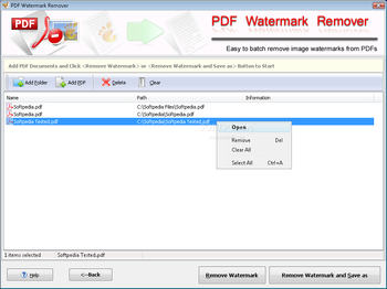 PDF Watermark Remover screenshot 2