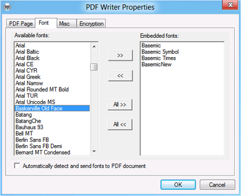 PDF Writer for Windows Server 2015 screenshot 2
