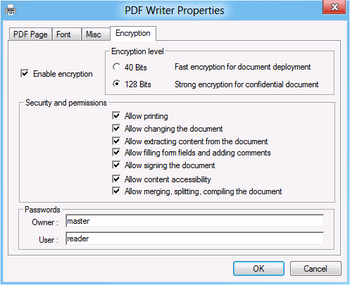 PDF Writer for Windows Server 2015 screenshot 5