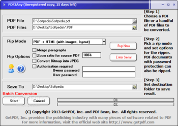 PDF2Any screenshot