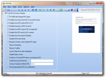 PDF2EXE screenshot